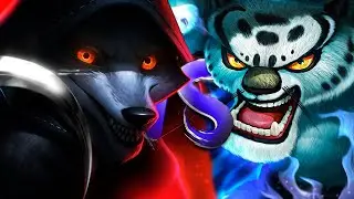 Lobo/Morte (Gato de Botas 2) VS. Tai Lung (Kung Fu Panda) | ARENA DO RAP