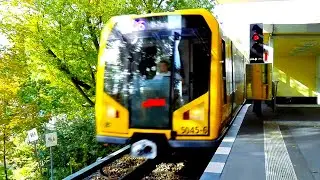 🚇 BVG H arriving at OTISSTRA&szlig;E (Berlin U-Bahn)