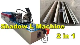 2 in 1 shadow angle roll forming machine in Saudi Arabia