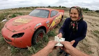 POV ASMR Car Restoration  2006 Lightning McQueen Found on abandoned greenhouse&mdash; Only $770