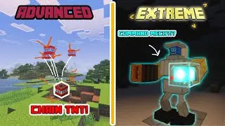 6 Minecraft Bedrock Commands from Advanced to EXTREME!