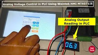 Simulate Analog Output in Mitsubishi with Weintek MT6071IE HMI