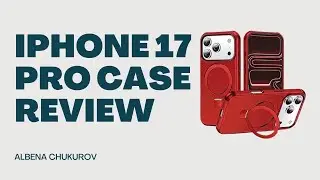 iPhone 17 Pro Case Review | Magnetic O-Ring Stand MagSafe Compatible Military-Grade Protection (Red)