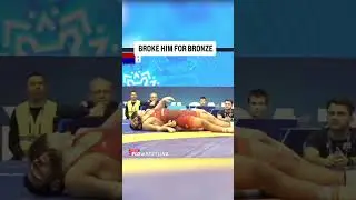 Payton Jacobson used his insane pace to score a match-winning takedown for bronze! #u23worlds