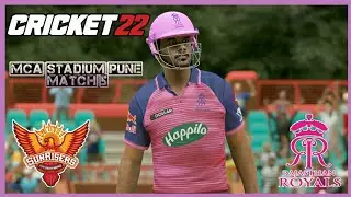 SRH vs RR TATA IPL 2022 - Match 5 | Cricket 22 PC Gameplay 1080P 60FPS