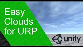 Unity Tutorial: Easy and Fast Animated Cloudy Sky for URP #unity