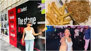 YouTube Fanfest 2025 😍 || I Lost My Versace Goggles 😭😭 || alkagarwal || Mumbai 