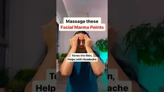 Facial Marma Points #yoga #yogapractice #yogaforbeginners #facialyoga #selfcare #selfgrowth