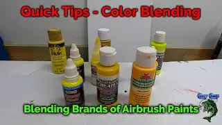 Lure Color Blending Quick Tips - Airbrushing Tips for Beginners