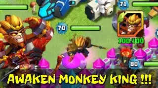 IT'S TIME TO AWAKE MONKEY KING!!! - CLASH OF ZOMBIE