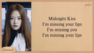 IVE Midnight Kiss Easy Lyrics