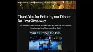 Clear Cafe Giveaway Video Tutorial
