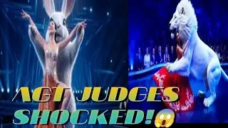 😃Mythical  animal Woman Takes Over America&rsquo;s Got Talent Stage💃#agtmoments
