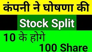 Company Announced Stock Split | Split 1:10 | upcoming split stock | @STOCKLEADERR | February 2022