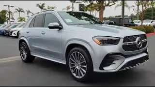 Mercedes-Benz GLE 450 4MATIC 2024 in Cirrus Silver Metallic with Black MB-Tex Interior