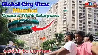 Global City Virar mumbai 🌍 ll #global आज भैया का हुआ Blood जांच ll Croma se liye googal pixel 🤯