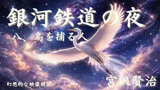 【朗読】銀河鉄道の夜｜八 鳥を捕る人｜幻想的な映像とともに｜宮沢賢治