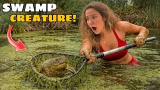 I CAUGHT A GIANT SWAMP CREATURE!