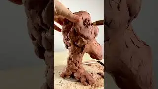 Sculpting character   #clay #clayart #sculpturing #claycrafts #figuresculpting #art