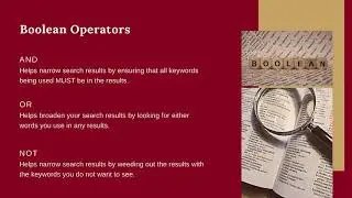 Refining or Broadening Your Search Results