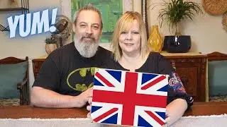 AMERICANS TRY SNACKS FROM THE UK | BRITISH CANDY BOX REVIEW