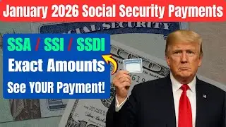 January 2026 Social Security Payments CONFIRMED 💰 Full SSA, SSI & SSDI Schedule + Amounts