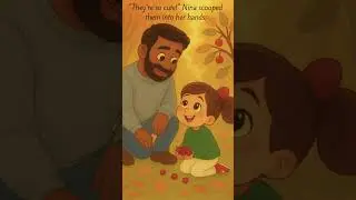 First Time Seeing Fall Leaves! | Cute Kids Autumn Story