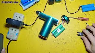 Sửa Máy Massage Cầm Tay Mini Chạy Chút Tắt Sạc Không Vào Pin