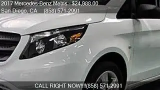 2017 Mercedes-Benz Metris Standard Roof 126 Wheelbase for sa