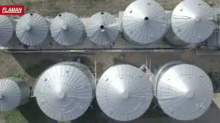 Galvanized Grain Bin Storage | AGI & Meridian | Flaman Agriculture