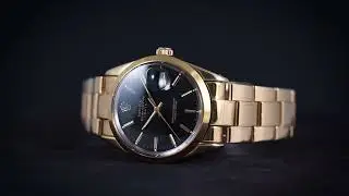 A Closer Look - Rolex Oyster Perpetual Date (Ref. 15505, circa 1985) GOLD PLATED