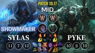 DWG ShowMaker Sylas vs Pyke Mid - KR Patch 10.17
