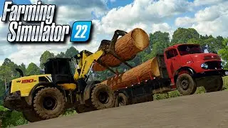 Como trabalhar com sequoias do modo mais fácil - Farming Simulator 22