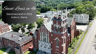 St. Louis in beautiful 4K, Deconsecrated 2013, still glorious! Aerial View #catholic #catholicchurch