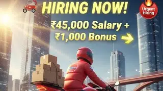 🚨 Delivery Boy Job in Greater Noida | Earn ₹45,000 + ₹1,000 Bonus | Aman Insta Courier Hiring 2025 🛵
