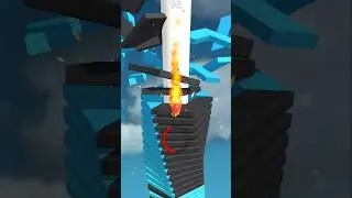 INSANE Stack Ball Destruction 😱🔥 | Perfect Drops Only! #gaming #shortvideos #viral #trending #games
