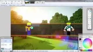 Minecraft speed art Fritzbuild3r