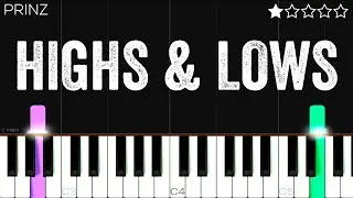 Prinz - Highs & Lows | EASY Piano Tutorial