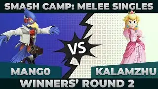 Mang0 vs Kalamazhu - Winners' Round 2: Melee Singles Top 48 - Smash Camp 2019 | Falco vs Peach