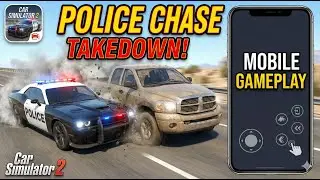 Car Simulator 2 Полицейская погоня Dodge Challenger против пикапа!