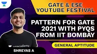 Pattern for GATE 2021 with PYQs from IIT Bombay | General Aptitude | Shreyas A