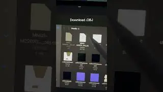 How to import 3d models in procreate #showcase #procreate #design #clothing #tech