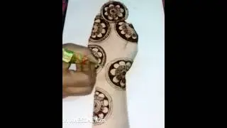 Very beautiful cut work 3D mehndi design 🥰🥰✨💫