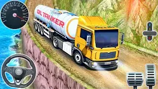 flying Oil Tanker Truck Games/Oil Tanker Truck Driving Games - Android gameplay#2