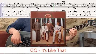 GQ - It's Like That // bass playalong w/tabs (1980 - funk/boogie)