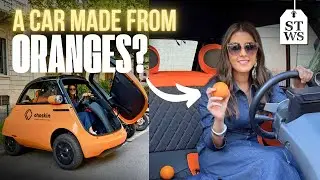 This Material Might Replace Leather Forever: Made from Orange Waste, Designed for Cars & Fashion