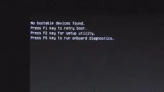 No Bootable device found...SOLVED!!!!# 100% Working 