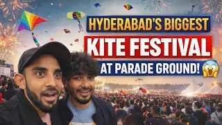 “HYDERABAD WENT CRAZY FOR KITES! 😱🪁” AT PARADE GROUND