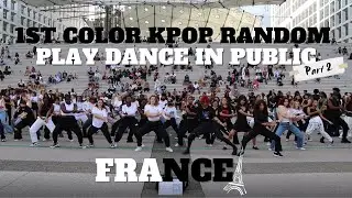 [KPOP IN PUBLIC] - KPOP COLOR RANDOM PLAY DANCE - part 2 (랜덤플레이댄스) from Paris FRANCE 2022
