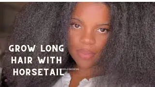 Grow Long Hair Fast with Horsetail | Herbal Tea for longer, healthier hair | Natural Hair Tea